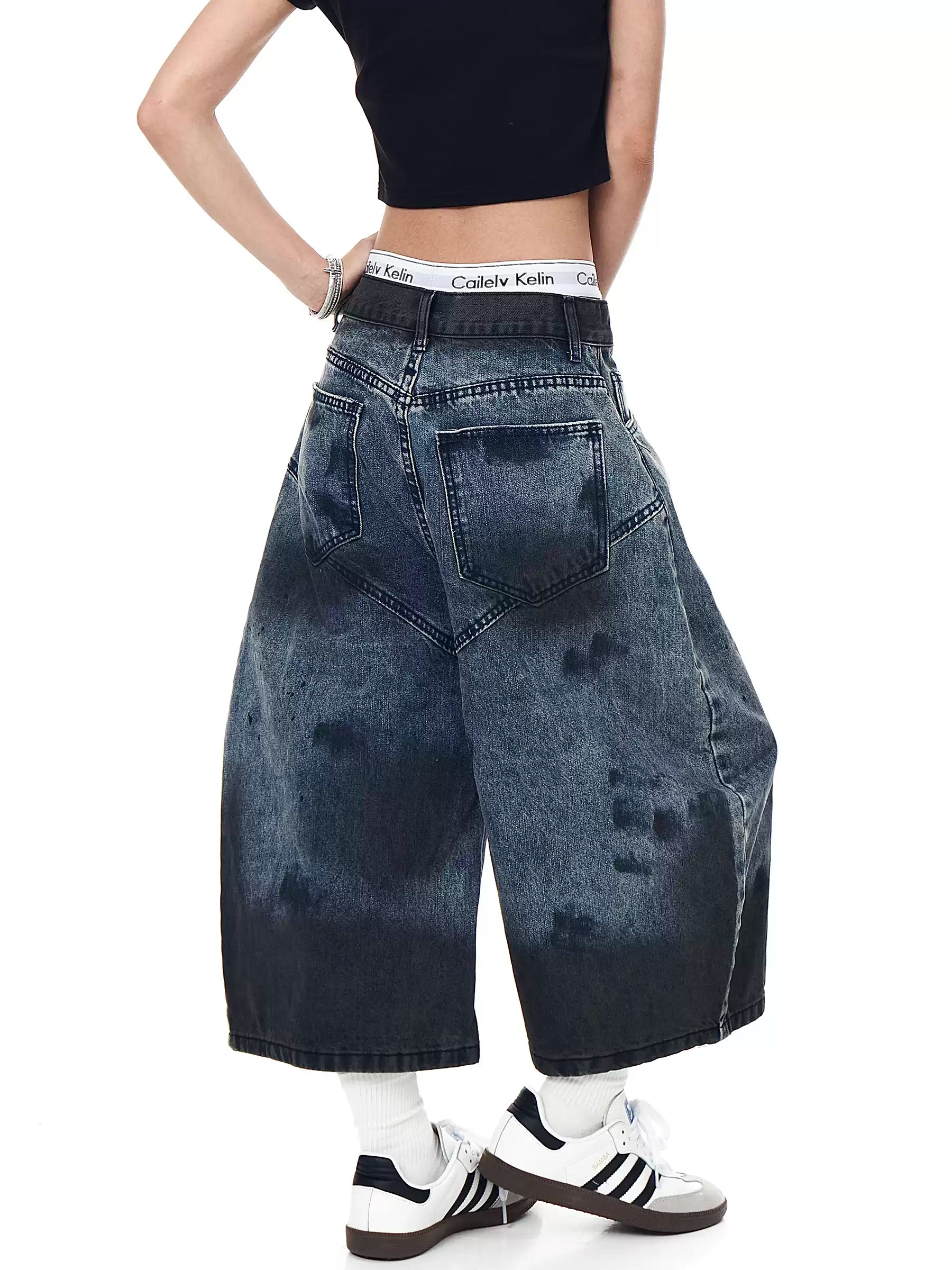 MADWITCH denim shorts