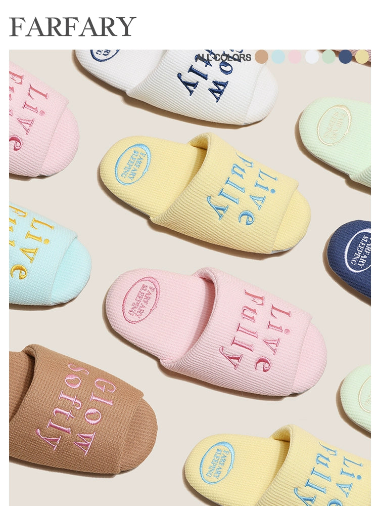 Farfary Cute Thick-Sole Silent Slippers
