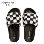 Hotmarzz Thick-soled Premium Slippers Fluffy Shoes