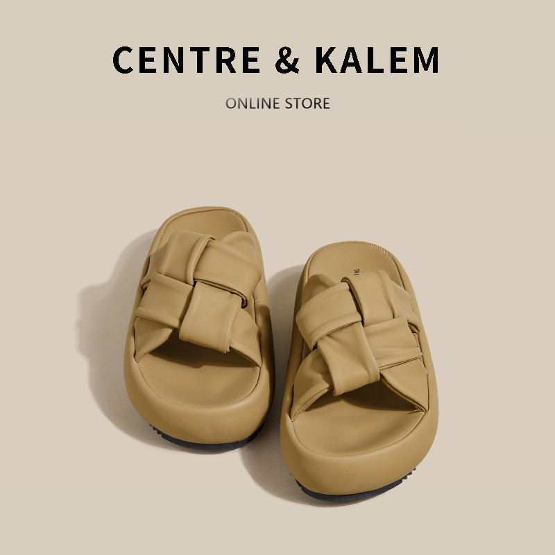 CENTREKALEM Thick-Soled Beach Sandals