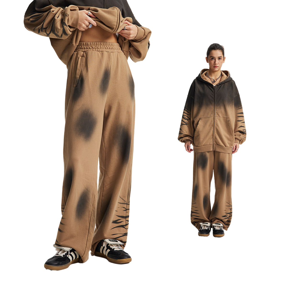 ARTIE Cotton Sweatshirt & Sweatpants Set