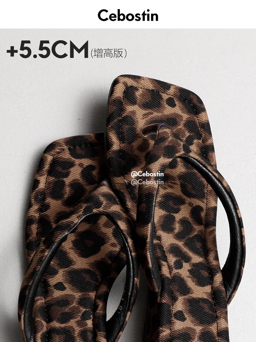 Cebostin Thick-soled Toe Slippers