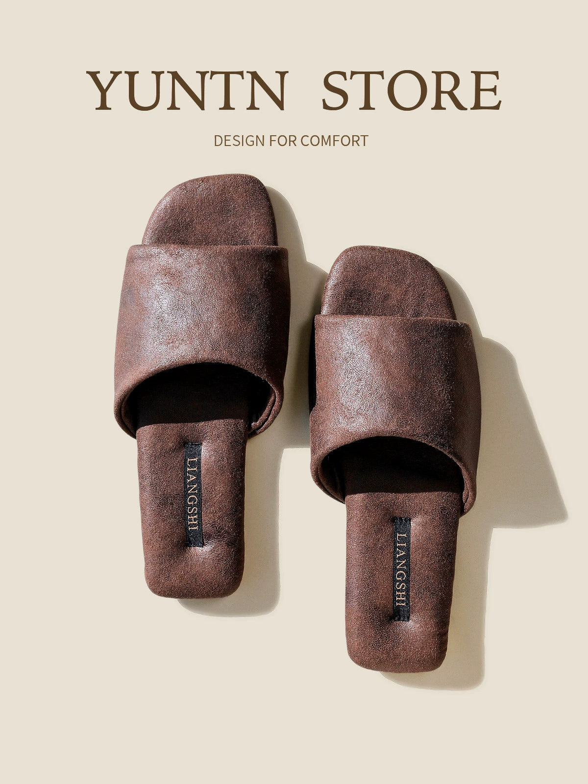 Skin-Feel Light Luxury Couple Slippers