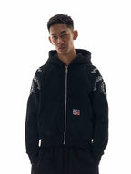 WebSurfGroup Minimalist Embroidered Pattern Velvet Jacket