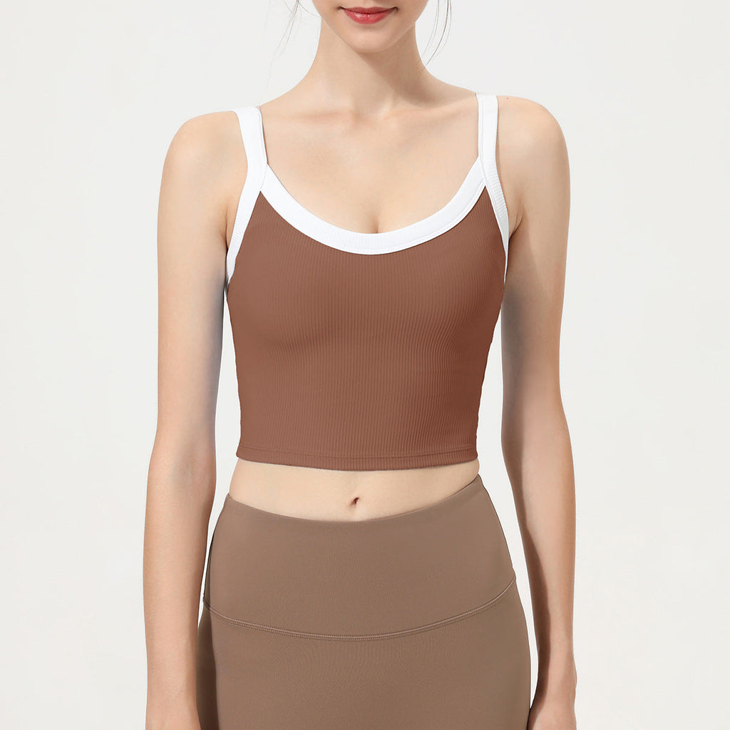 Athena Lulu One-piece Fixed Cup Yoga Vest Beauty Back