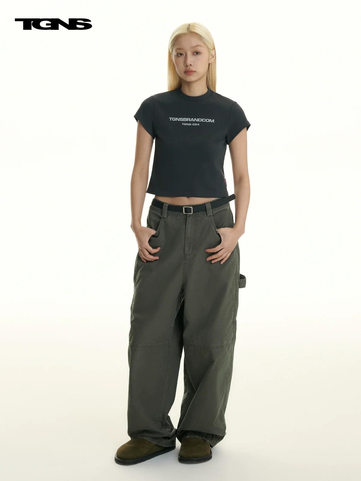 TGNS Front Shoulder Retro Slim Tee