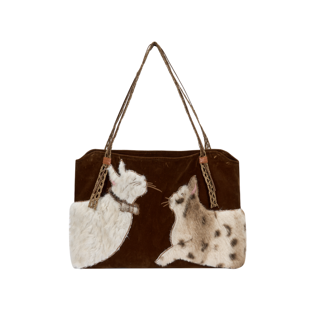 Outthe Blue "Follow Cat Dialogue" Tote Bag