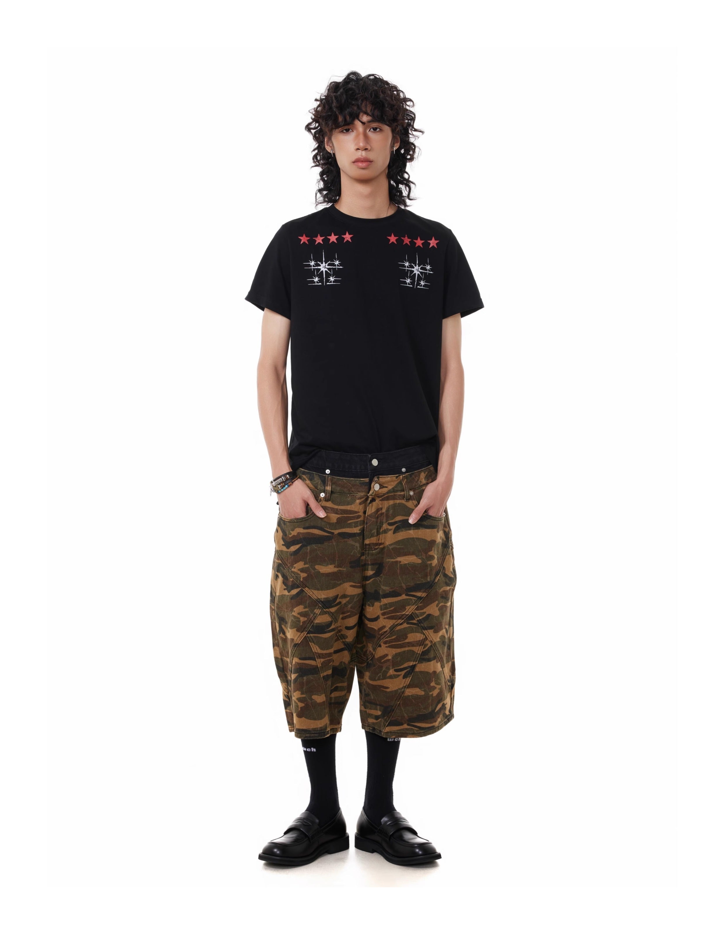 BTSG camouflage shorts