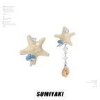 SUMIYAKI Fringed Shell Beaded Earrings