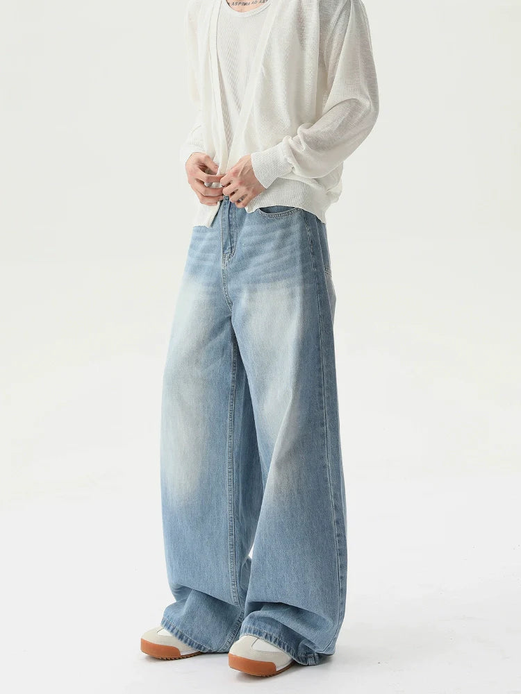 TURNTIDE Loose Straight Wide Leg Versatile Jeans