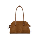 Neeley Suede Leather Boston Commuter Bag