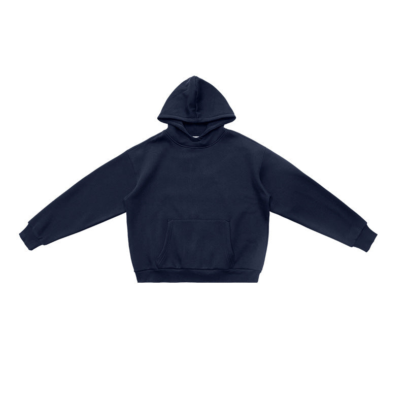 UNF Silk Wool Fleece Thermal Silhouette Hooded Sweater