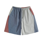 LR MADE Irregular Contrasting Sports Shorts