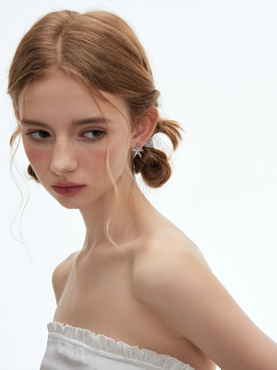 BULUBULU Smart Ocean Starfish Blue Earrings