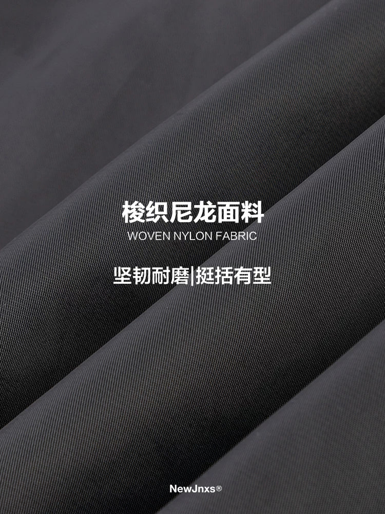 Mr. Jiangnan NewJNXS Retro Plaid Spliced Baseball Jacket