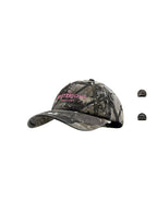 MUCUNXI Distressed Letter Camouflage Baseball Cap
