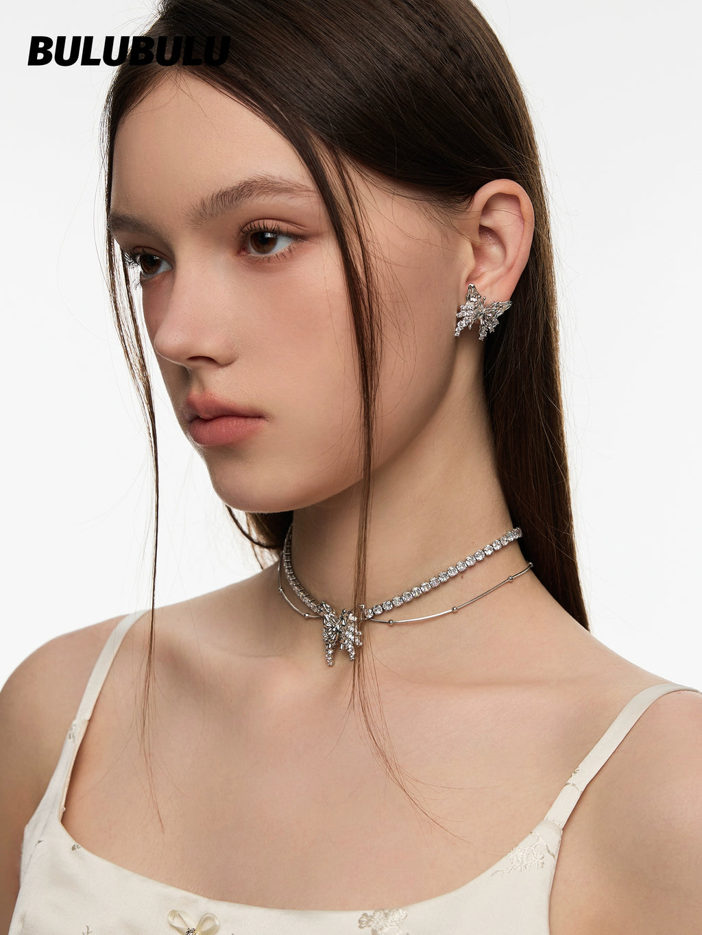 BULUBULU Butterfly Island Tassel Necklace