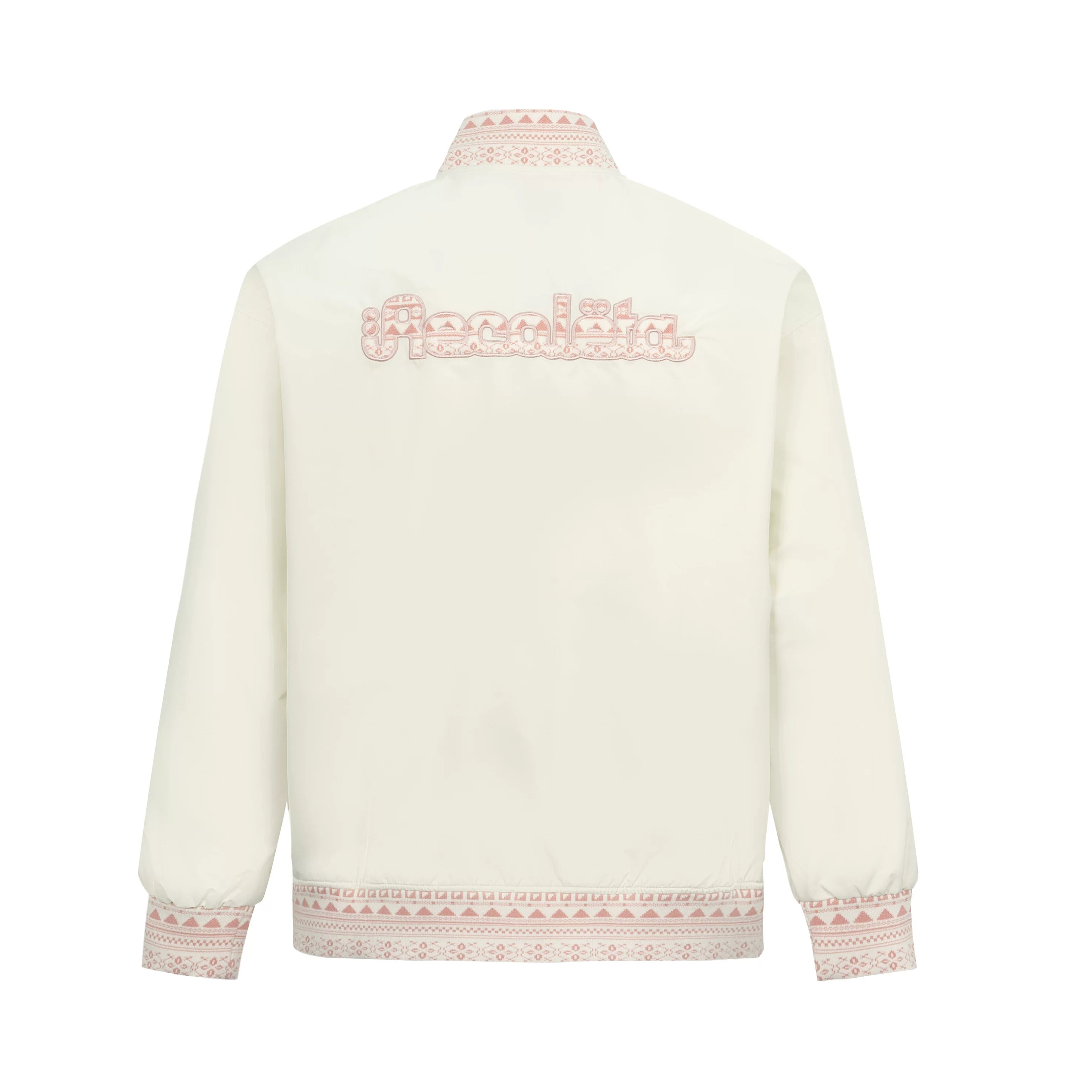 RECOLETA New Chinese Patchwork Baseball Collar Jacket