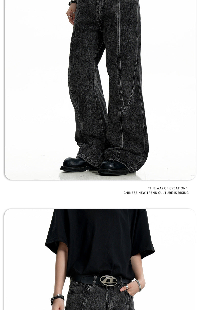 11KN Vintage Micro Straight Loose Jeans