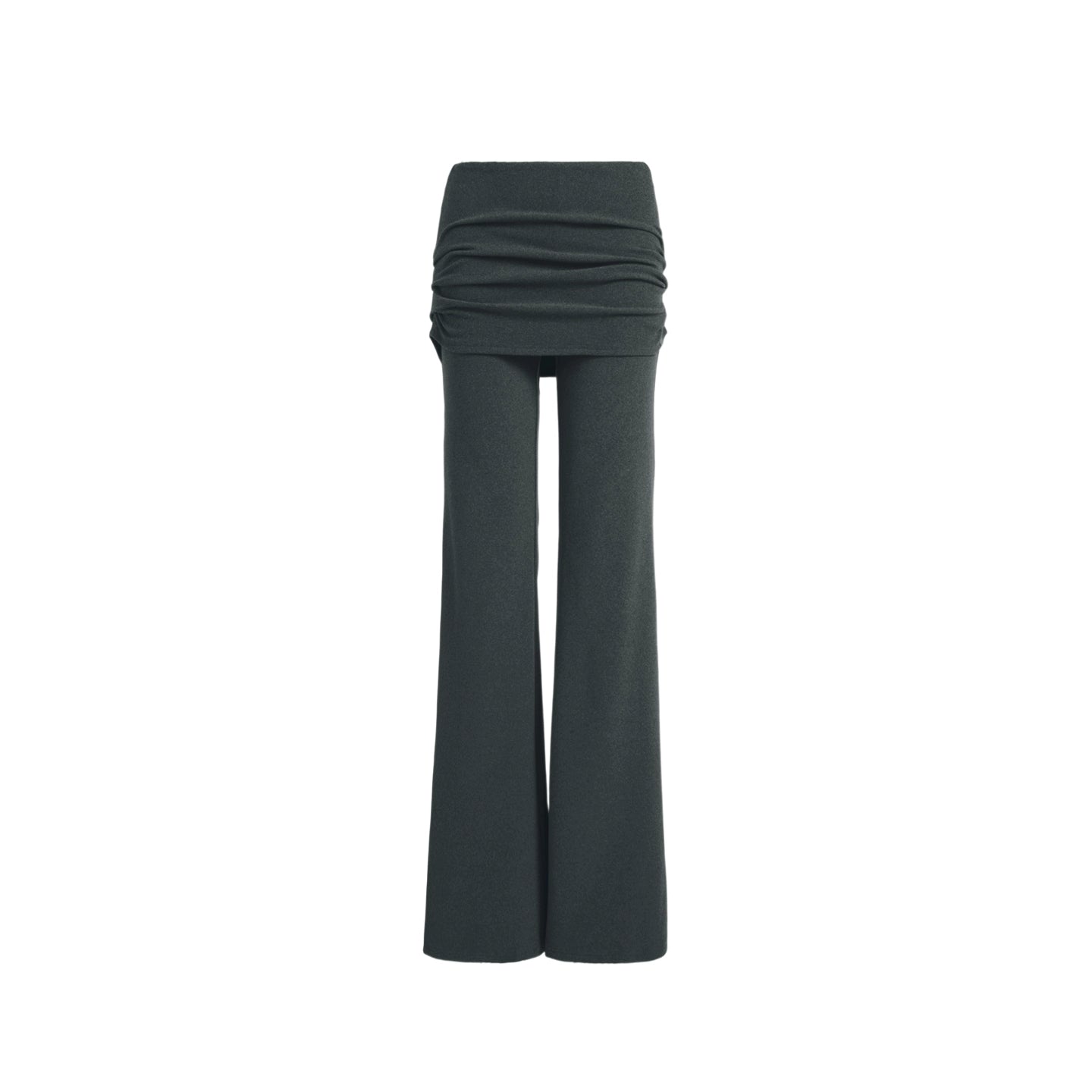 ABMY® Pleated High-Waist Flared Sweatpants