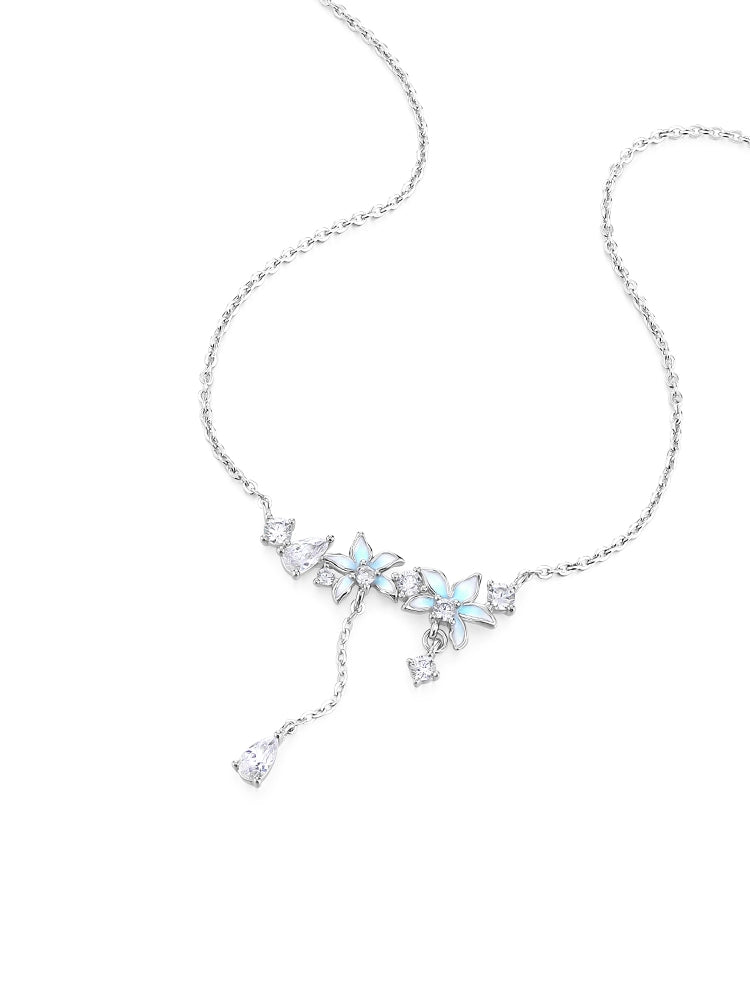Katy Roland Night Dream 925 Silver Luminous Clavicle Necklace