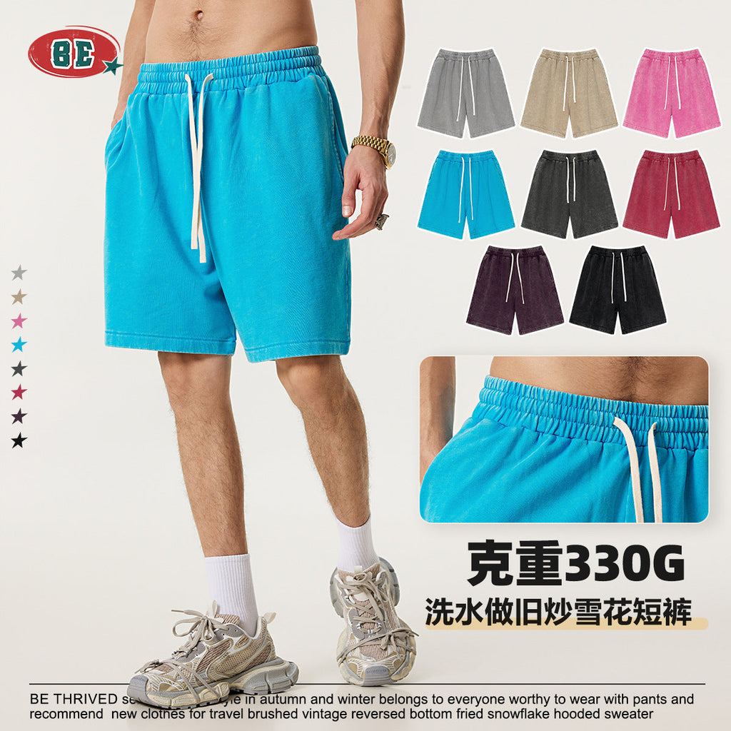 BE heavy 100% Cotton retro washed Shorts
