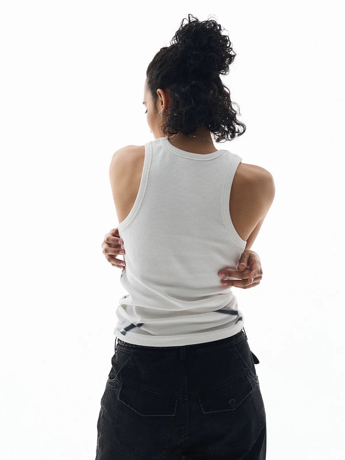 WebSurfGroup Handwritten Letter Threaded Vest