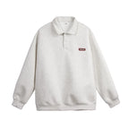 SOSTINE Polo Collar Pure Lapel Long Sleeve Top