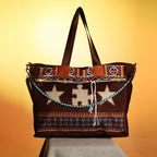 YADcrew Printing Wool Mechanism Crossbody Handbag