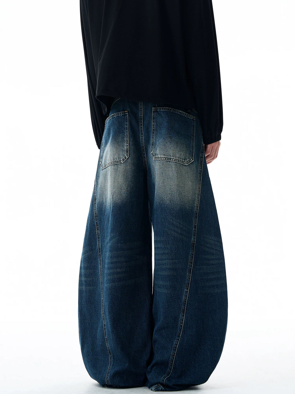 ISIETS Splicing Deconstructed Scimitar Jeans