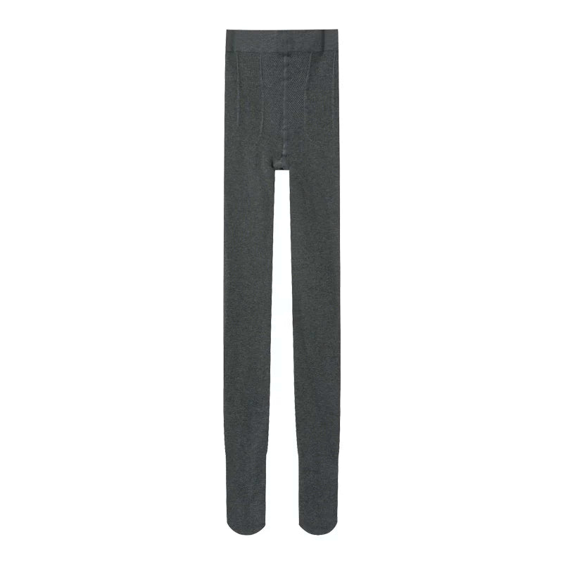 cantonstory Gray Velvet Thickened Leggings