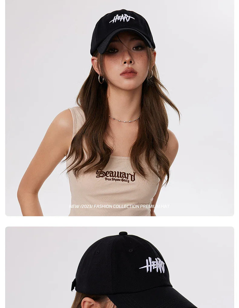 YORSOY Vintage Alphabet Embroidered Baseball Cap