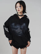 WEBBAR Emo Dark Wind Hooded Sweater