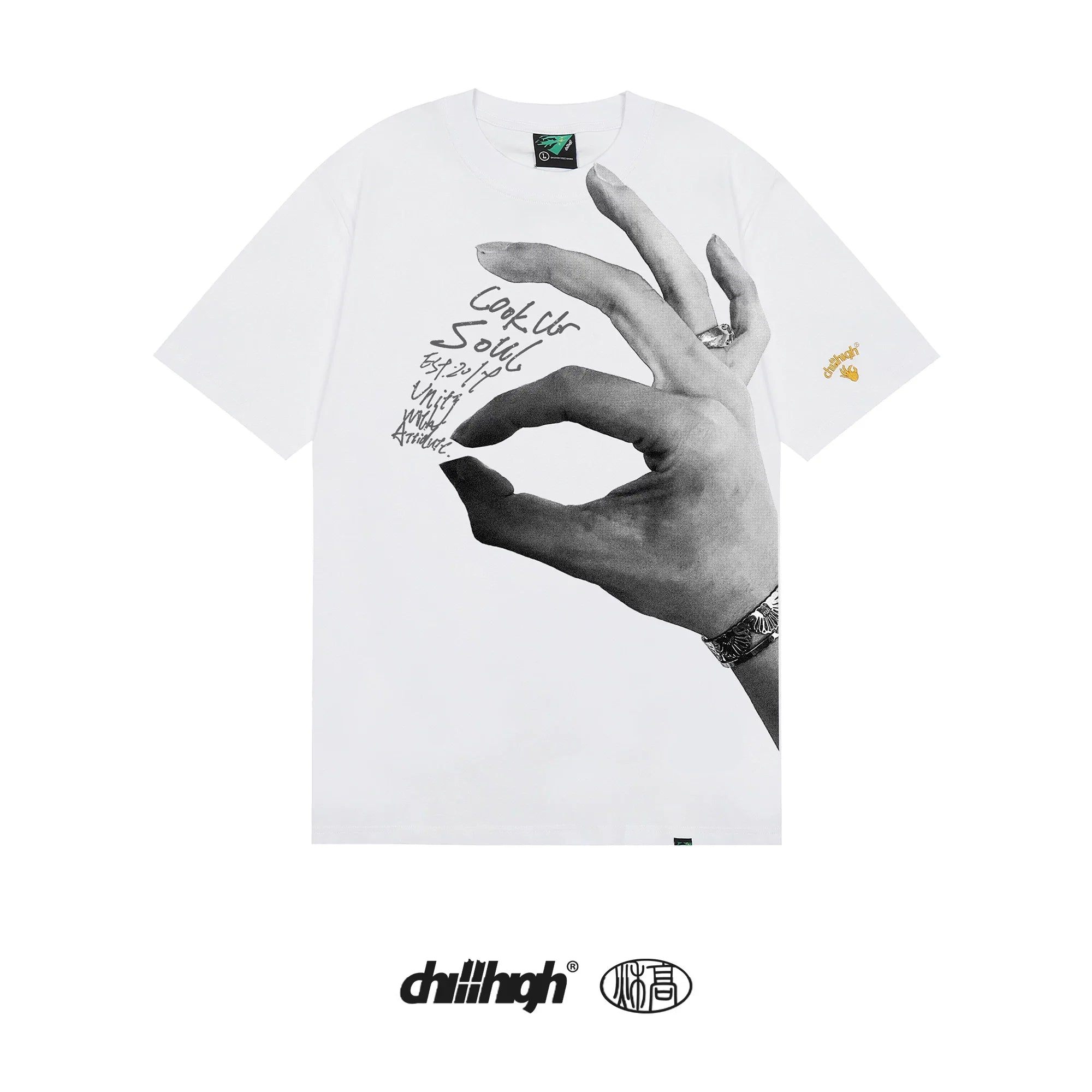 ChillHigh Crew Neck Loose Casual Tee