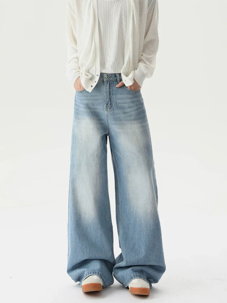 TURNTIDE Loose Straight Wide Leg Versatile Jeans