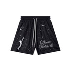 OOTC Rainy Night High Waist Casual Sports Shorts