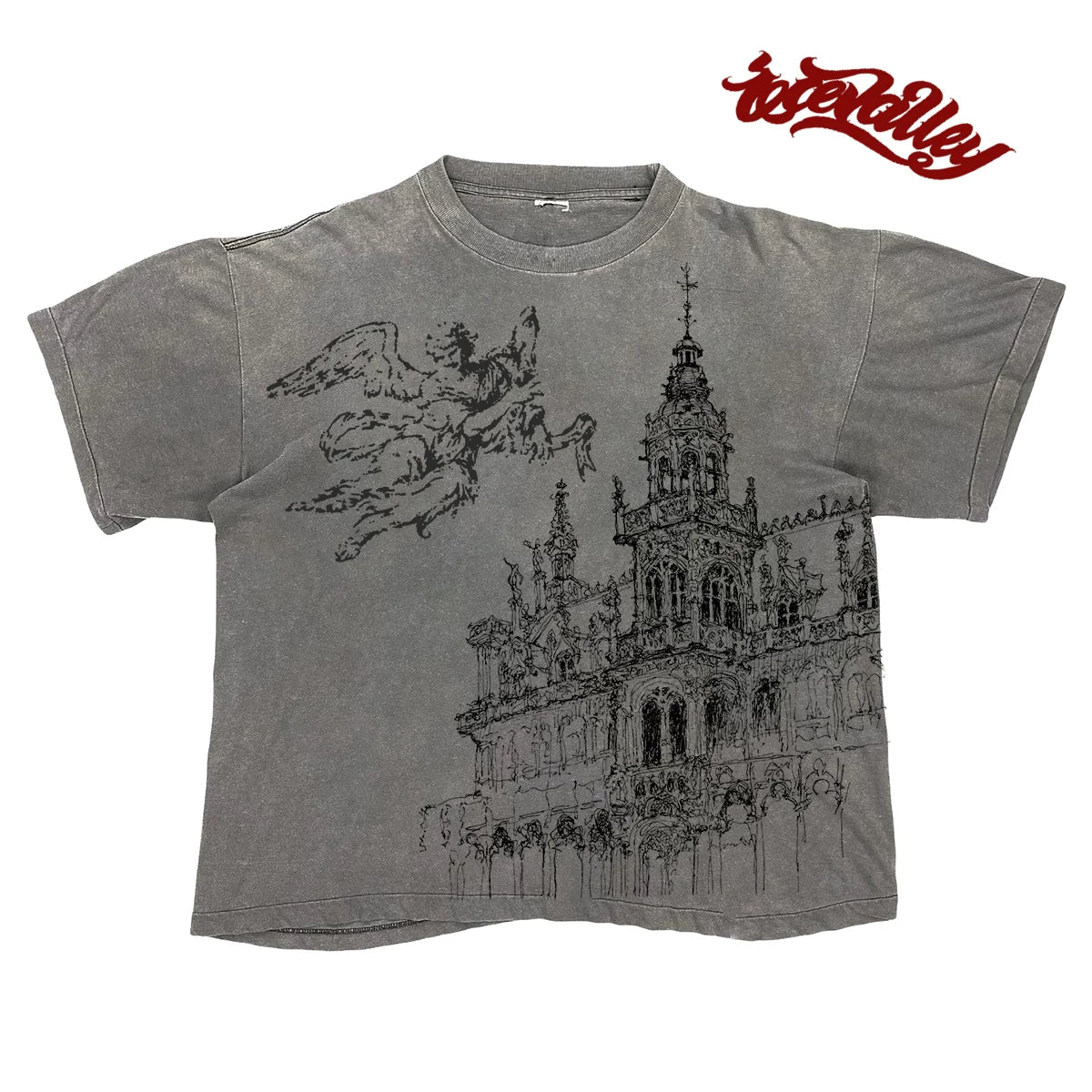 MELANIN Original Angel Line Hand Painted Short Sleeve T Shirt