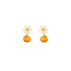 Oho Ou Persimmon Stud Earrings