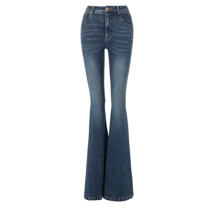 ABMY® Distressed Blue Bootcut Jeans