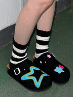 Cat & Sofa Polka Dot Star Birkenstock Sandals