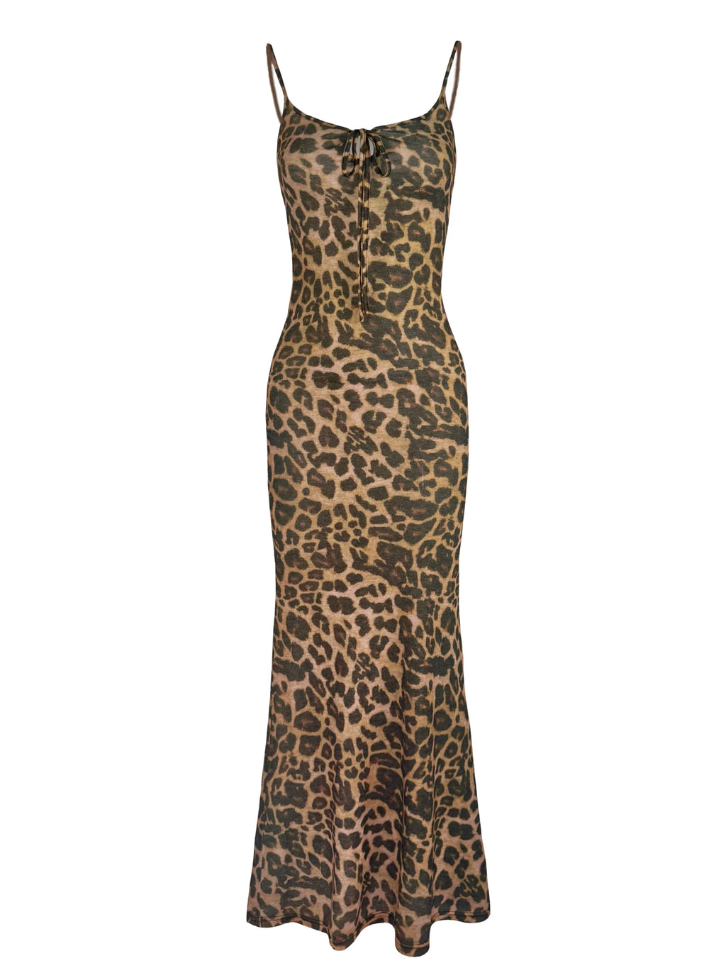 Jim Kennet Leopard Slim Fit Stretch Suspender Dress