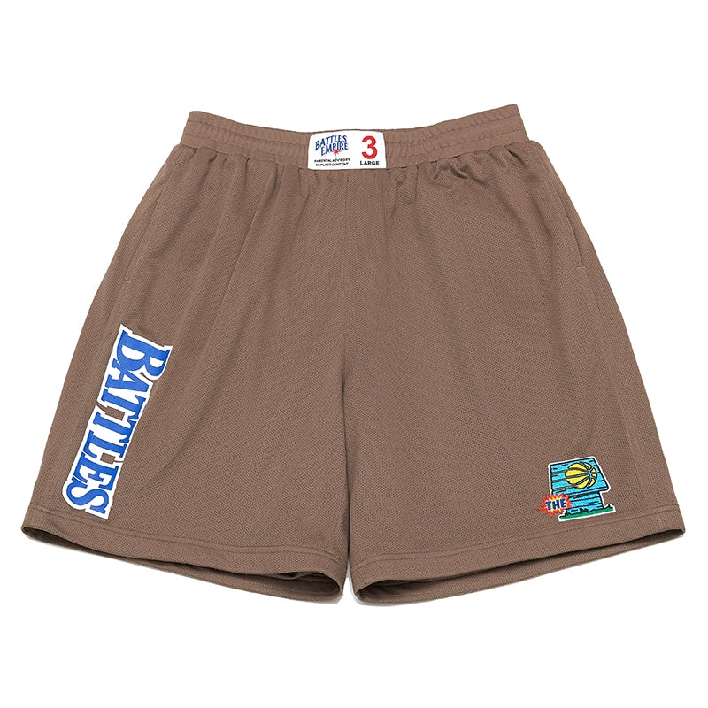 Battles Street Embroidery Printed Basketball Shorts