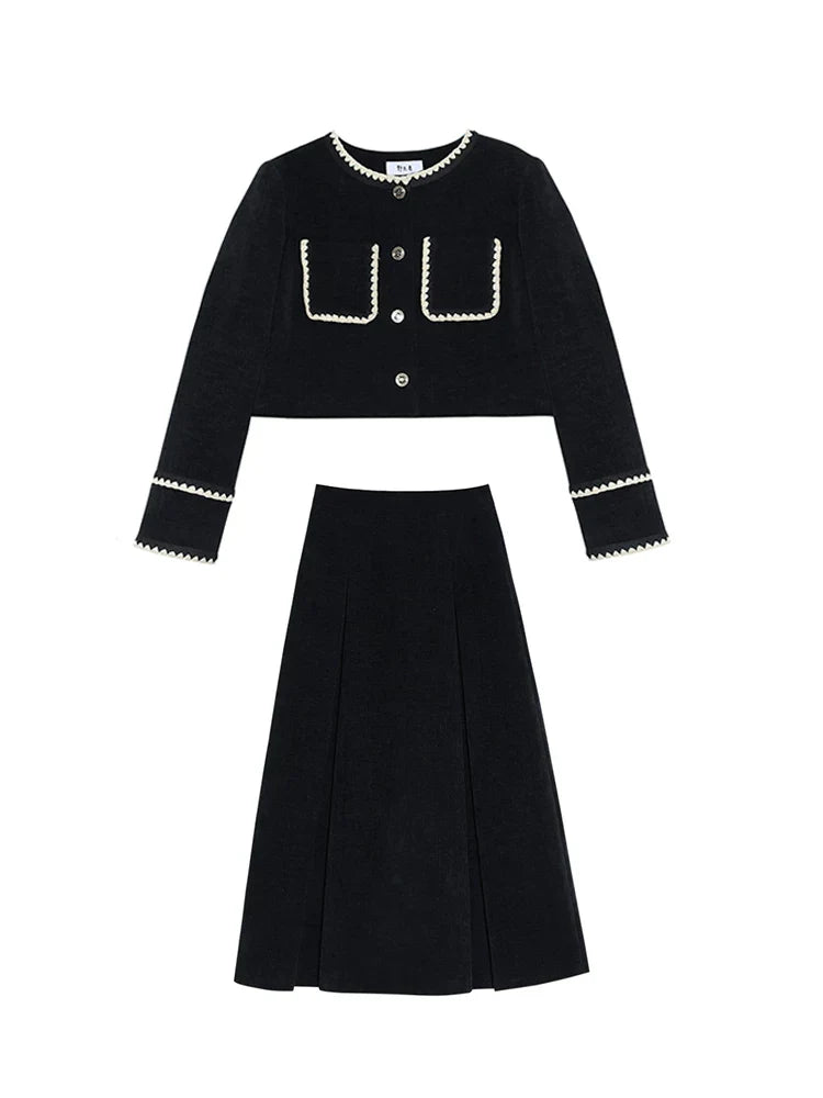Wildberry Premium Jacket High Waist Skirt Fashion Suit