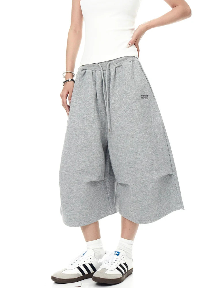 BLACKLISTS Pleated Sweatpants Shorts