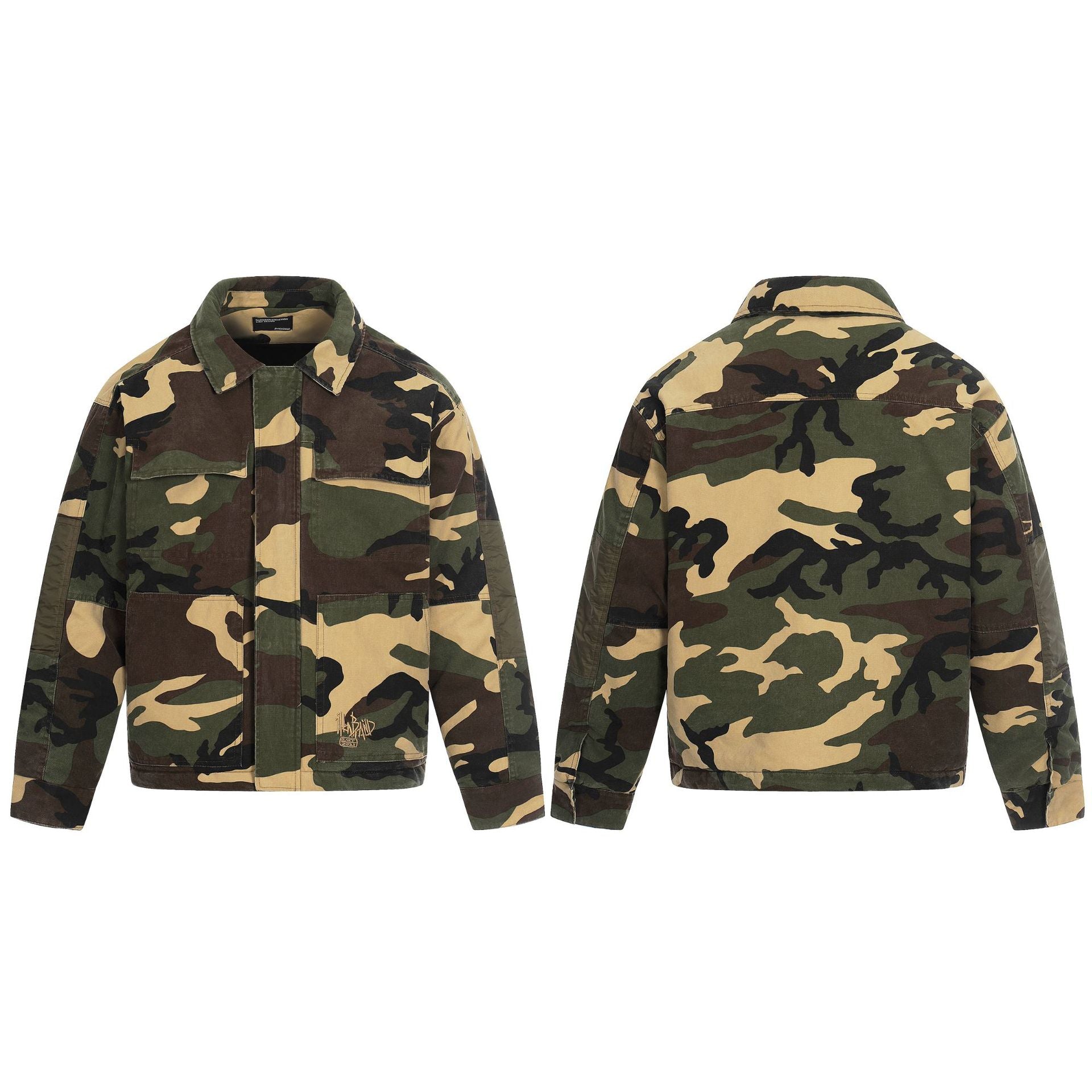 11KN Vintage Loose Camouflage Tooling Jacket