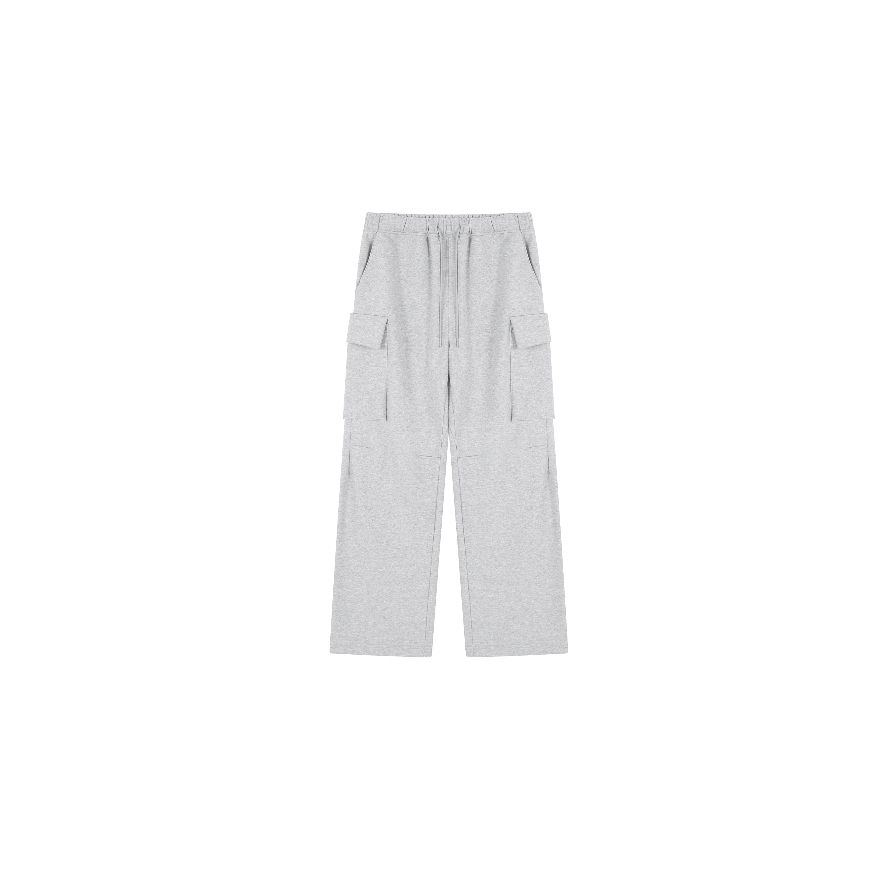 PLUS NO LOGO Pleated Loose Straight Trousers