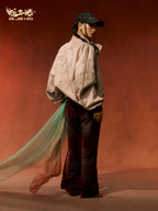 BJHG Contrasting Print Short Jacket