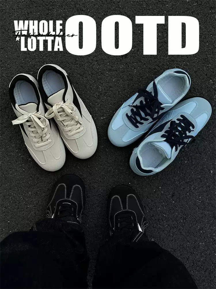 Newrockstarchoppa Retro Racing Soft-Sole Sneakers