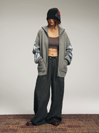 OSCill Ink Jinglan Zipper Sweater Cardigan