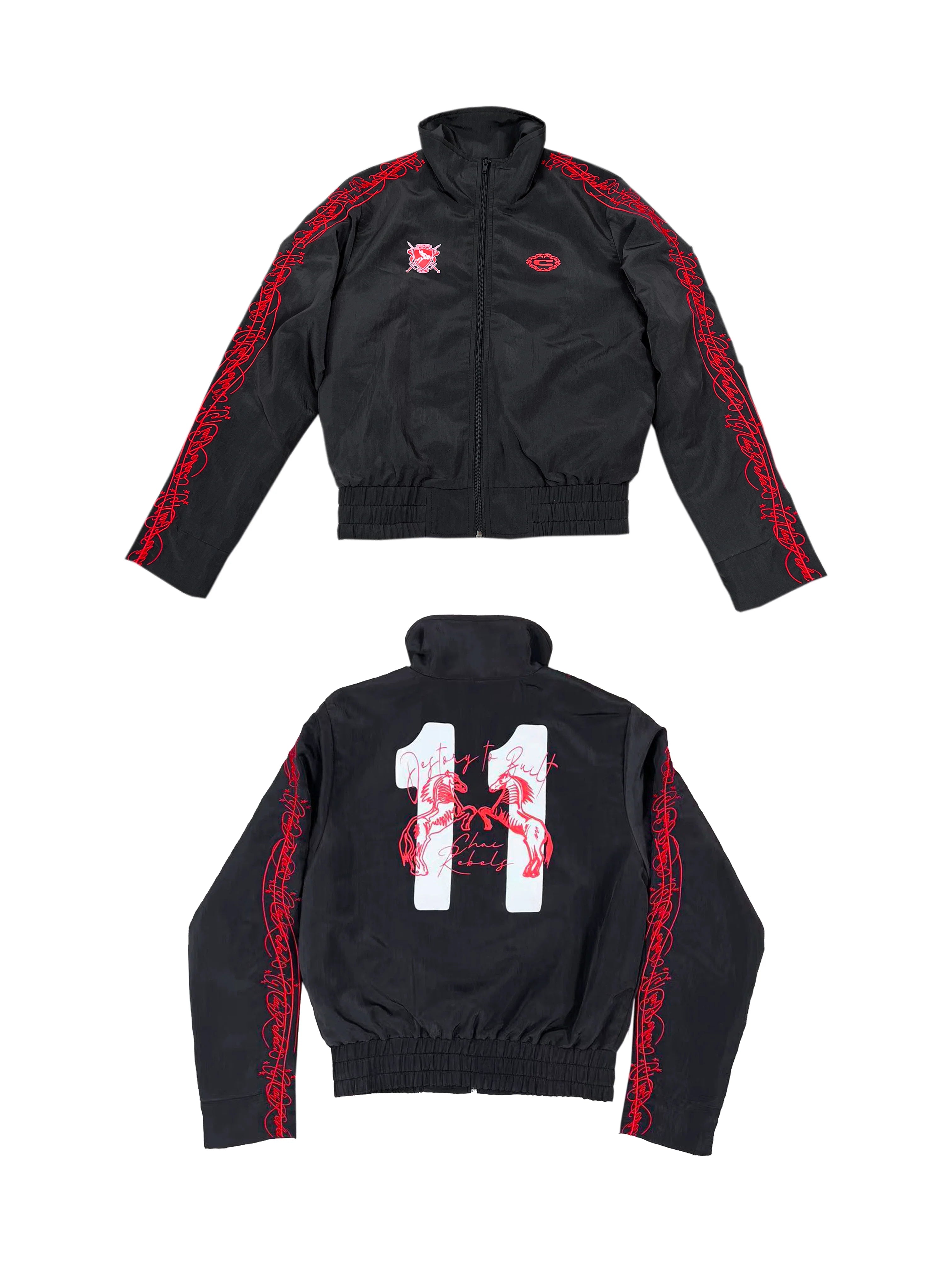 CHAI Pegasus Star Three-dimensional Embroidery Printed Nylon Sports Set